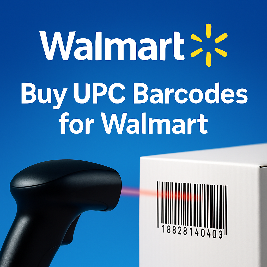 UPC barcodes for Walmart Marketplace