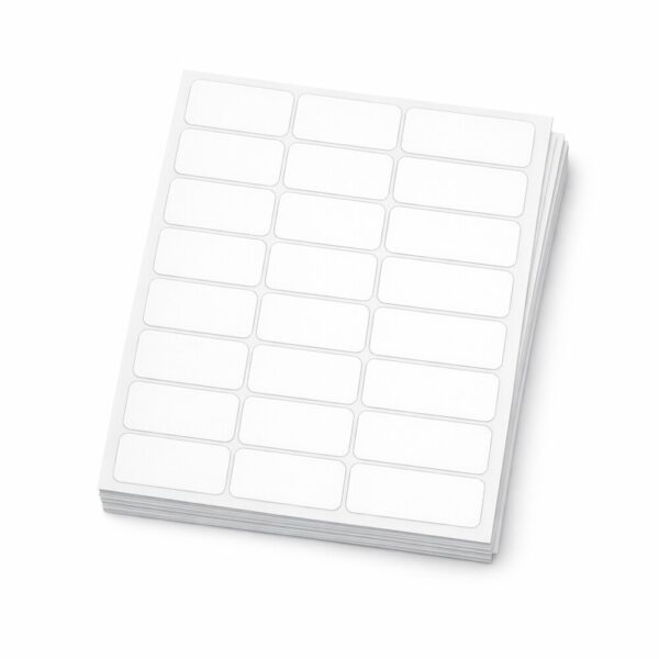 Blank Barcode Label Sheets